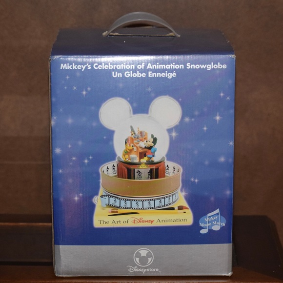 Collectible: Retired Micky’s Celebration of Animation Musical Snow Globe w/ Box - Picture 6 of 6